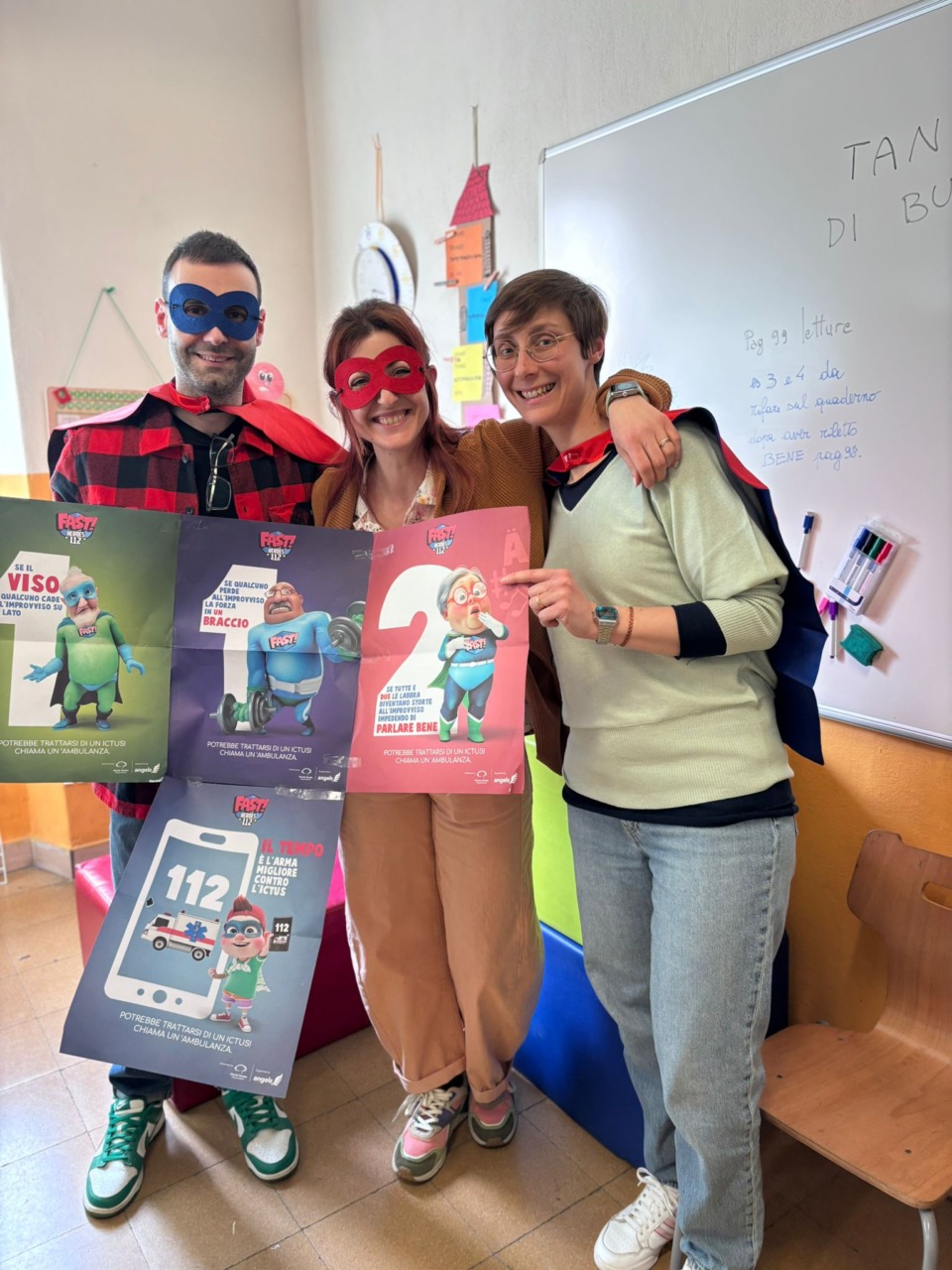 Infermieri in classe per insegnare ai bimbi come salvare i nonni dall’ictus