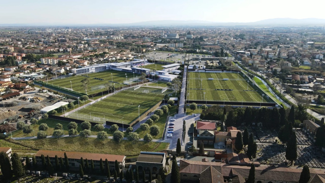 Pisa Training centre, posata la prima pianta