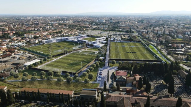 Pisa Training centre, posata la prima pianta
