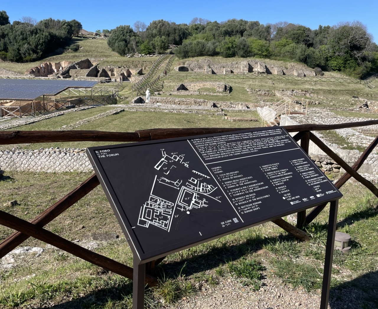 L’area archeologica di Roselle senza barriere