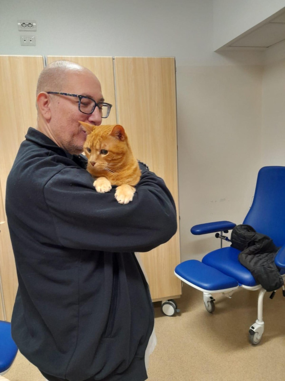 Il Meyer apre le porte al gatto Pitagora: la pet therapy felina debutta in corsia/IL VIDEO