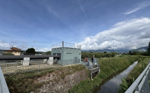 Pescia, potenziato l’impianto idrovoro sul torrente