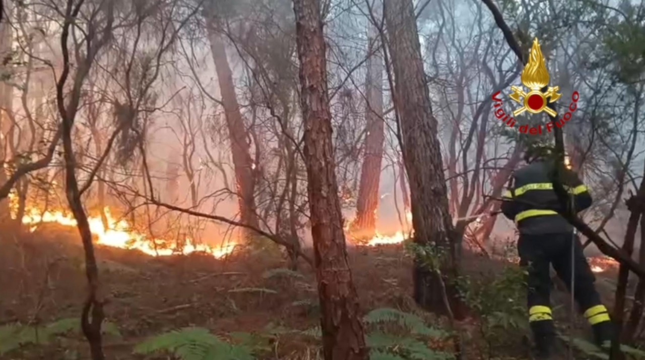 Incendio sul Monte Faeta, indagati due operai