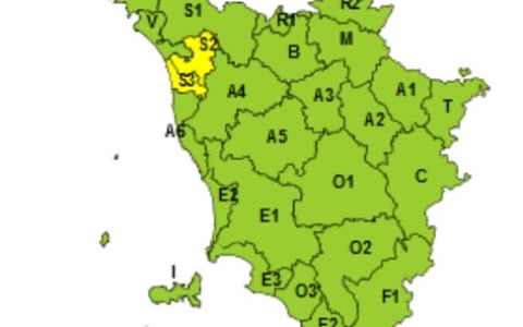 Allerta gialla nelle zone interessate incendio del Monte Faeta