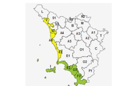 Rischio mareggiate, prolungata l’allerta gialla
