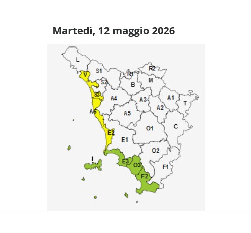 Rischio mareggiate, prolungata l’allerta gialla