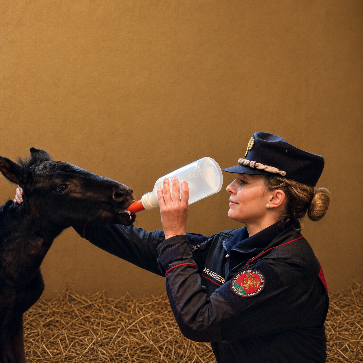 Fiocco rosa a Radicondoli: la piccola puledra “Verbena” salvata dai Carabinieri Forestali