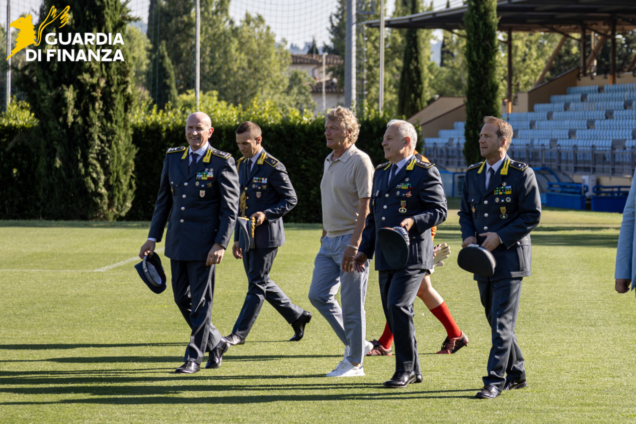Un gol per il Meyer, Guardia di Finanza in campo a Coverciano