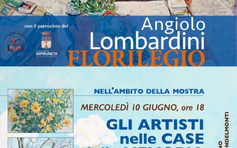 “Gli artisti nelle case della memoria”:  appuntamento il 10 giugno a Impruneta