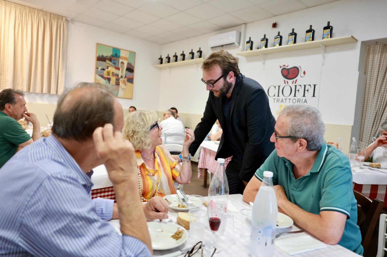 50 anni di cucina empolese, festa grande per la trattoria da Cioffi