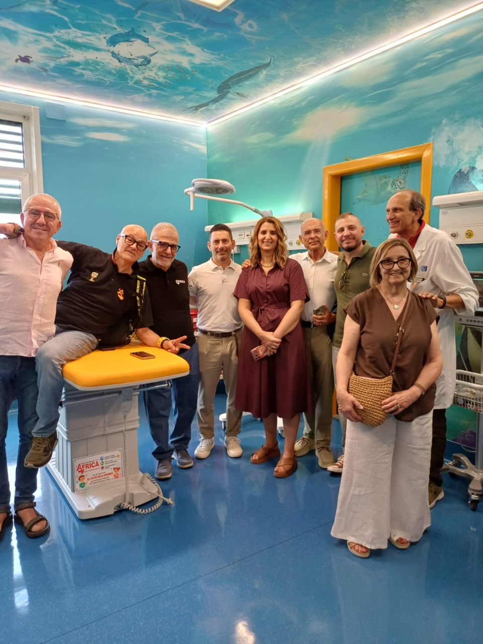 Al San Donato di Arezzo apre la “atanza procedurale”: cure meno traumatiche tra i colori del mondo marino