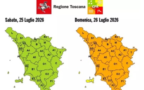 Temporali allerta arancione, poi torna il caldo