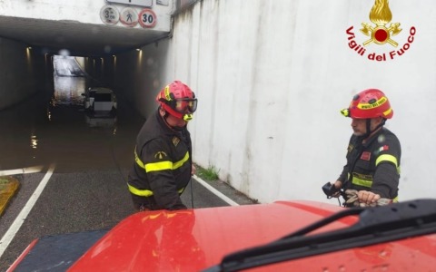 Cantine e garage sott’acqua, le conseguenze del maltempo