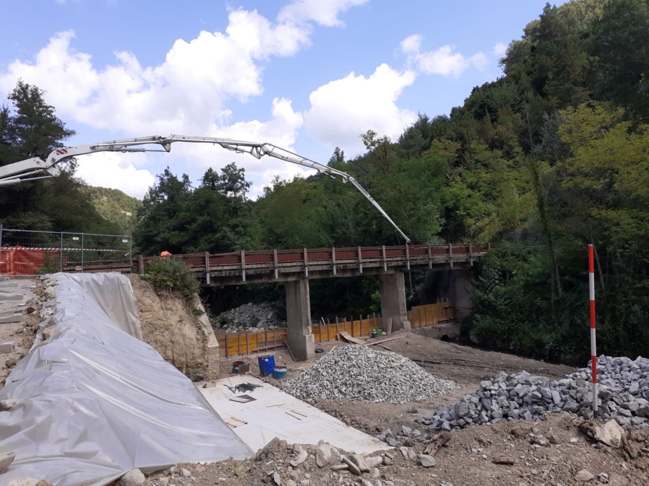 Briglia sul torrente Senio, lavori al rush finale
