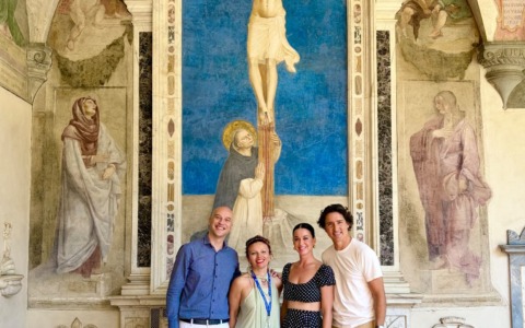 Katy Perry e Justin Trudeau al Museo di San Marco