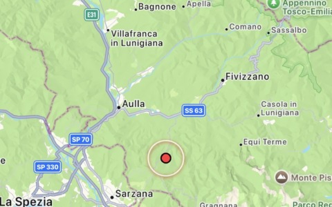 Torna a tremare la Toscana, scossa di terremoto nel territorio di Fosdinovo
