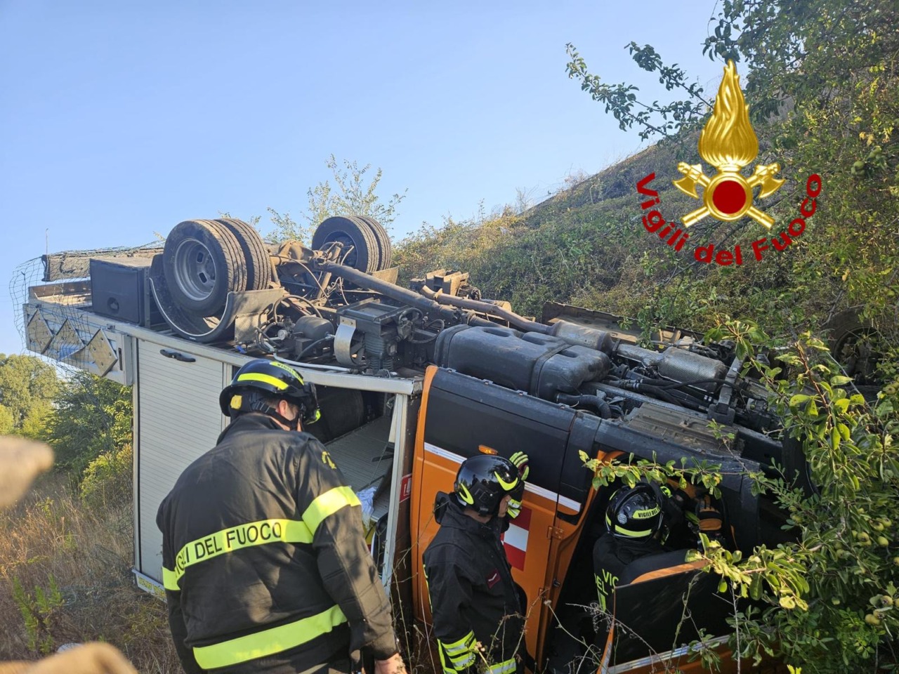 Gavorrano, furgone ribaltato sull’Aurelia: un ferito