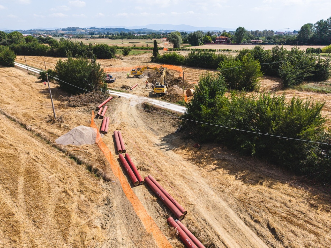 Nuova condotta Pagnana-Cuiodepur, aperto il primo cantiere