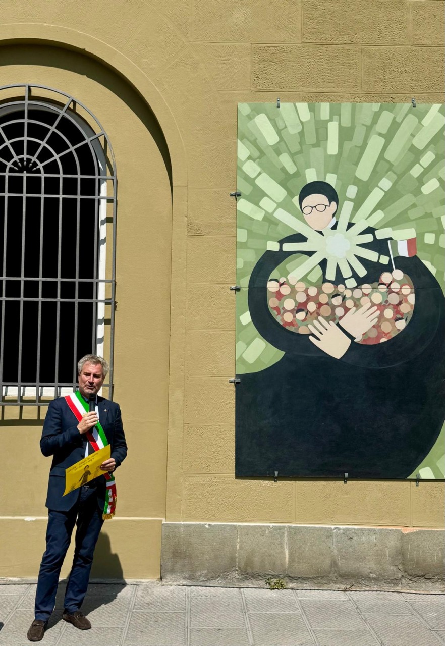Un murales per il sacerdote vittima dei nazisti