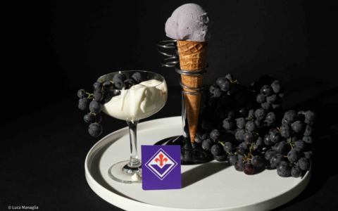 Gelato al gusto “Labaro viola” per festeggiare i 100 anni della Fiorentina