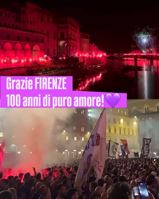 Fiorentina, (prima) grande festa dei tifosi per il centenario