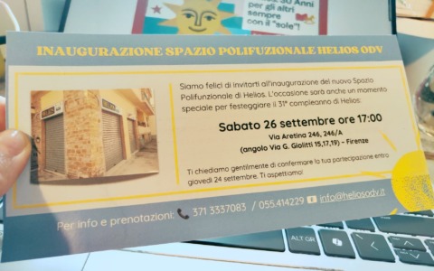 Helios inaugura il nuovo Spazio Polifunzionale e festeggia 31 anni di volontariato