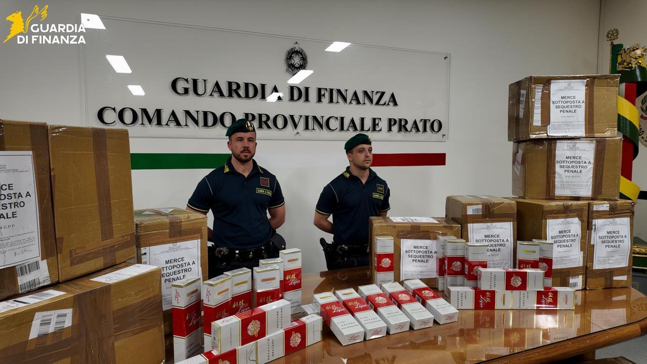 Prato, sequestrati 6.500 pacchetti di sigarette di contrabbando