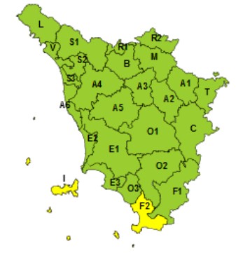 Maltempo, nuova allerta gialla