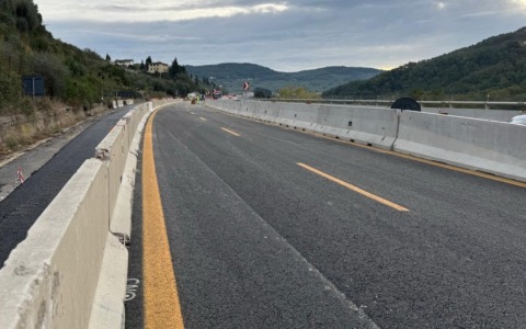 A1, terminata la messa in esercizio del primo tratto della terza carreggiata tra Firenze Sud e Incisa Reggello